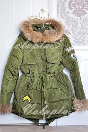 Зимняя куртка по типу парки