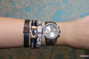 Стильный браслет из PU-кожи с магнитной застежкой