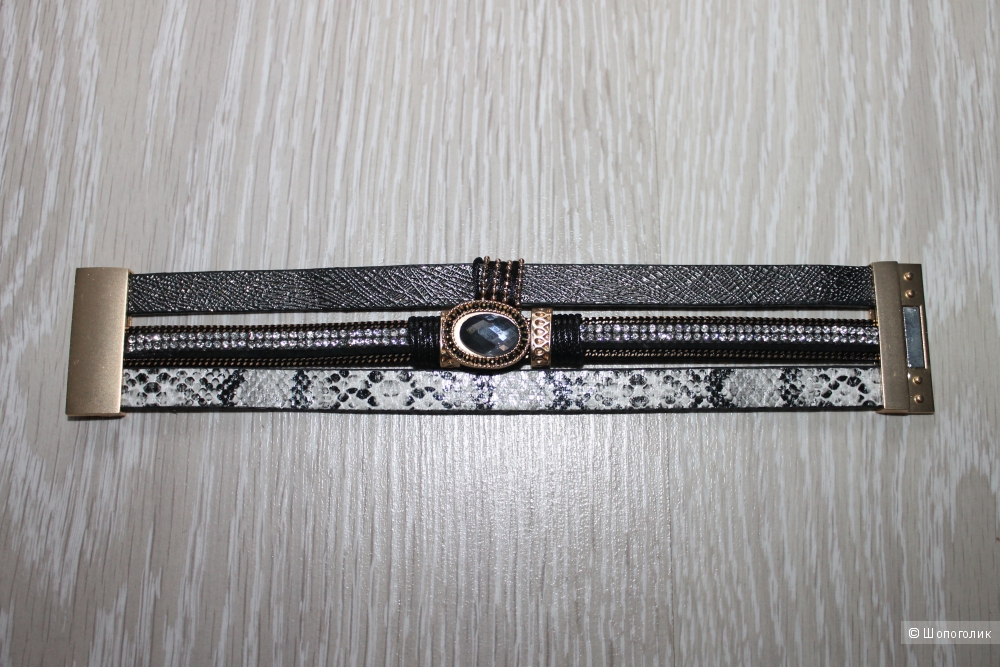 Стильный браслет из PU-кожи с магнитной застежкой