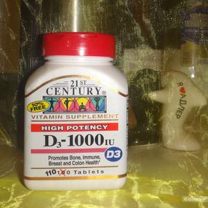 Витамин D3 для профилактики остеопороза от 21st Century Health Care