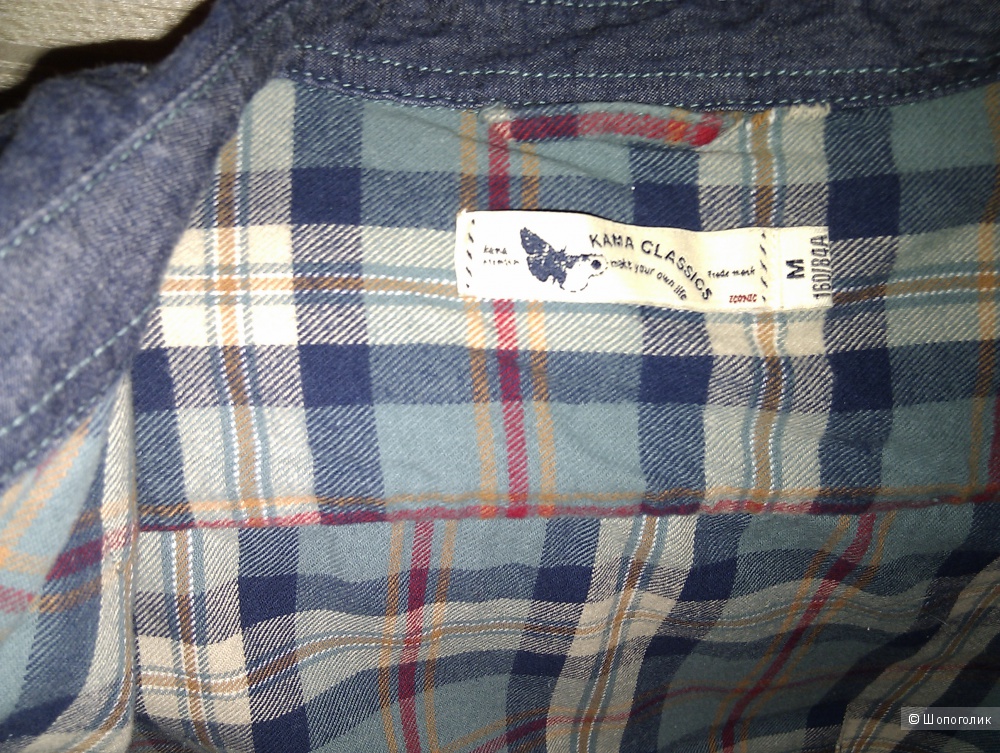 Рубашка-шотландка  марки KAMA