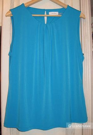 Сине-голубой топ Calvin Klein, XL