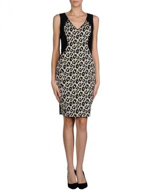 Пристрою платье с леопардовым принтом, размер М, 74% хлопок.