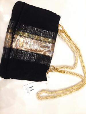 HALSTON HERITAGE сумка-клатч с золотыми цепями Новая.Оригинал