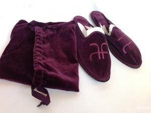 ALBERTA FERRETTI брендовые бархатные тапочки р.37-37.5 Новые.Оригинал