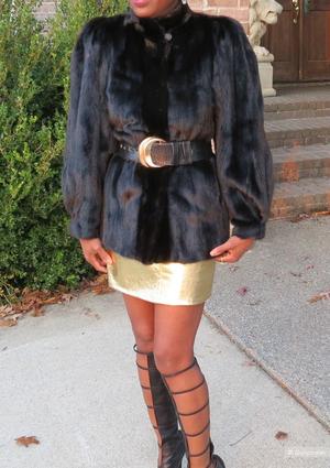 Пристрою шикарную норковую шубку дизайнер Bill Blass