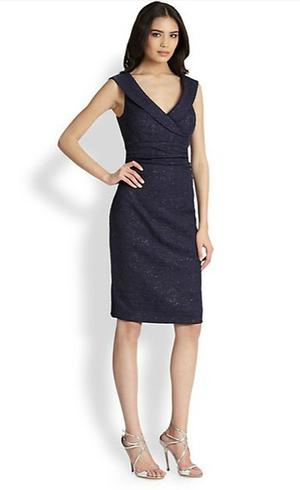 Kay Unger шикарное платье с люриксом для офиса р.44 Новое.Оригинал