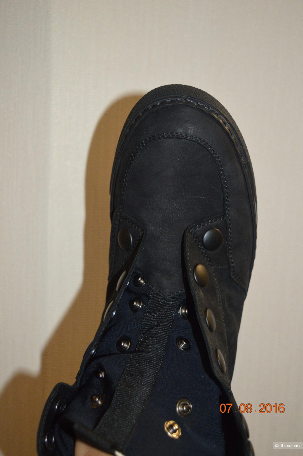 Кеды-ботинки итальянской марки BB WASHED by BRUNO BORDESE