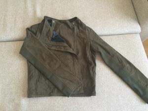 Замшевая куртка SILVIAN HEACH р-р S цвет зеленый-милитари