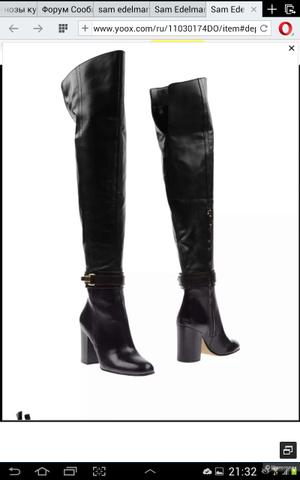 сапоги (ботфорты) SAM EDELMAN 39.5