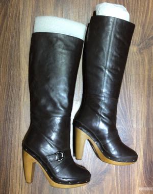 LOLA CRUZ красивые кожаные сапоги р.38 Новые