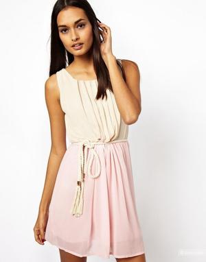 Club L платье-туника с поясом-веревкой, р.S, 44