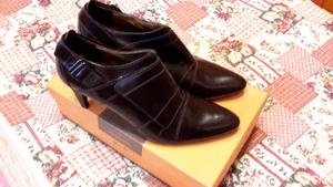 Ботильоны K&S новые коричневые размер 6 на наш 39 100% кожа