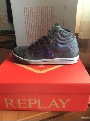 Кеды REPLAY & SONS (кожа+текстиль) 35 размер д/м