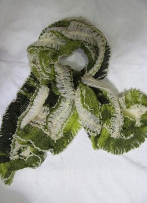 Палантин шерстяной handmade