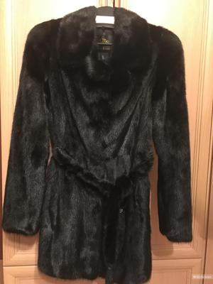 Норковая шуба, размер 44, длина 80
