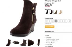 Зимние ботинки на платформе Michael Michael Kors, нат. мех, размер 7,5US