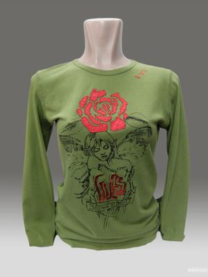 Новая. Guess футболка зеленая.