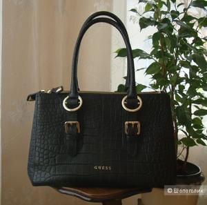 Новая сумка Guess серии Luxe из натуральной кожи под рептилию
