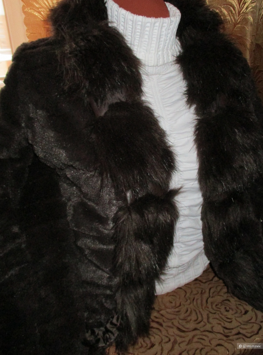 Шуба из искусственного меха   44/46 размер darlin