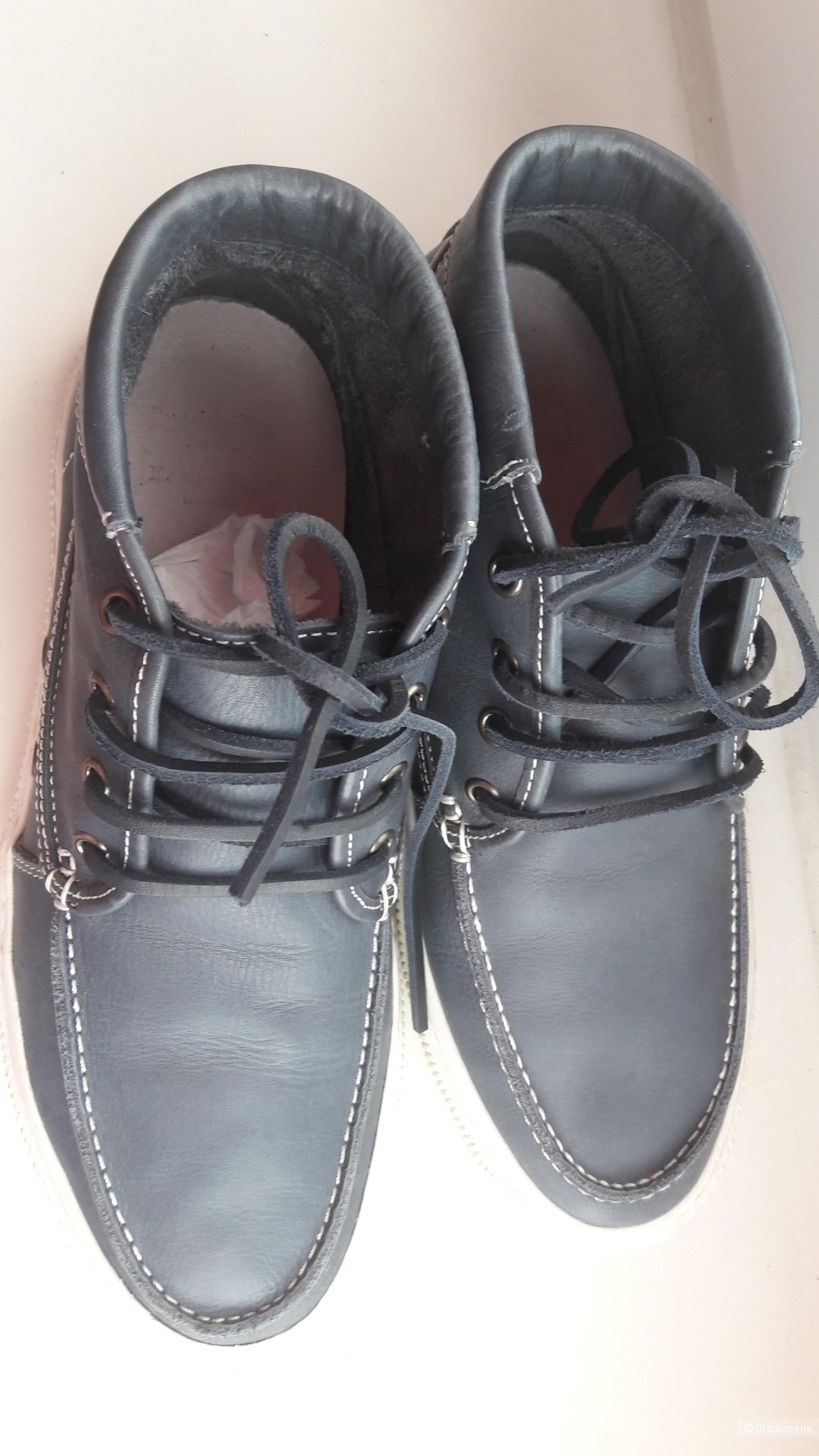 Мокасины кожаные мужские Pdo 1,  40 размер