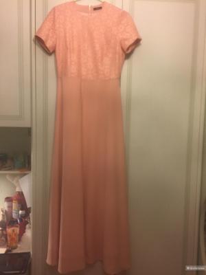 Розовое платье в пол р-р 44-46