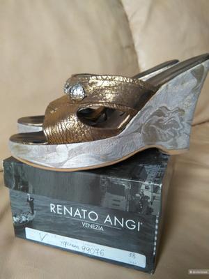 Сабо RENATO ANGI (Италия), р. 38, натуральная кожа, оригинал