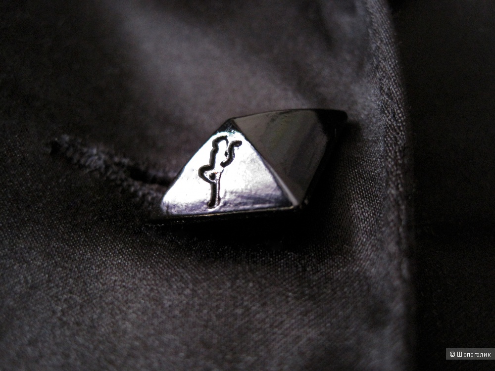 Черный атласный удлиненный пиджак с подплечниками Arrogant Cat London