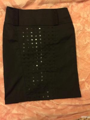 Атласная юбка карандаш. Размер 42.