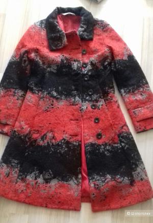 Пальто Desigual шерсть, размер 44