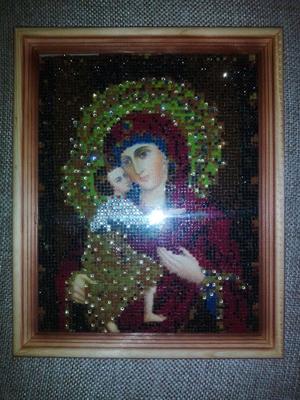 "Алмазная вышивка" Богородица