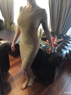 Бежевое платье Dolce&Gabbana