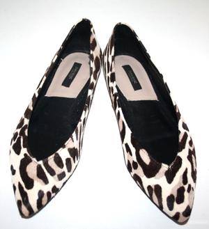 Новые Балетки Лодочки ZARA. Мех пони 40р.