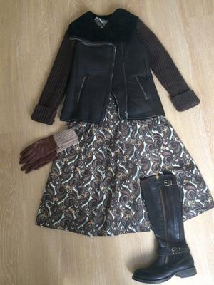 Дубленка VINTAGE DE LUXE, р-р 42-44