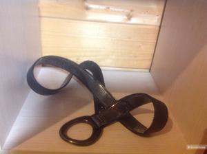 Ремень Oriano, натуральная кожа/ металлические чешуйки, оригинал