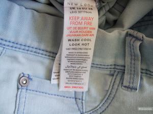 Джеггинсы New Look UK10 EUR38 светло-голубые