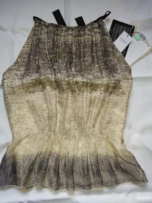 Alberta Ferretti топ от кутюр из натурального шелка, р. 42-46, новый