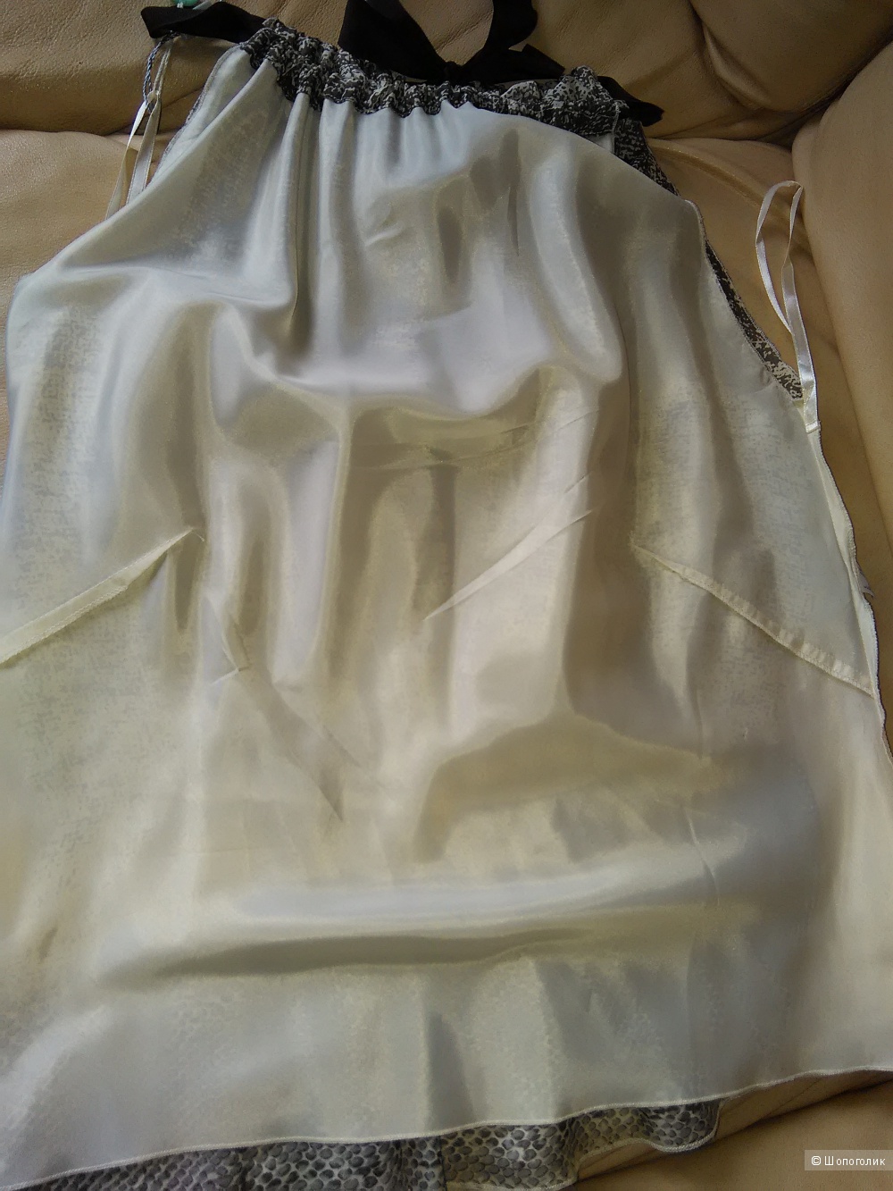 Alberta Ferretti топ от кутюр из натурального шелка, р. 42-46, новый