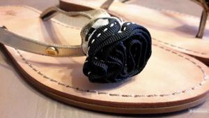 Шлепки tommy hilfiger кожа/ткань размер 40 на наш 39