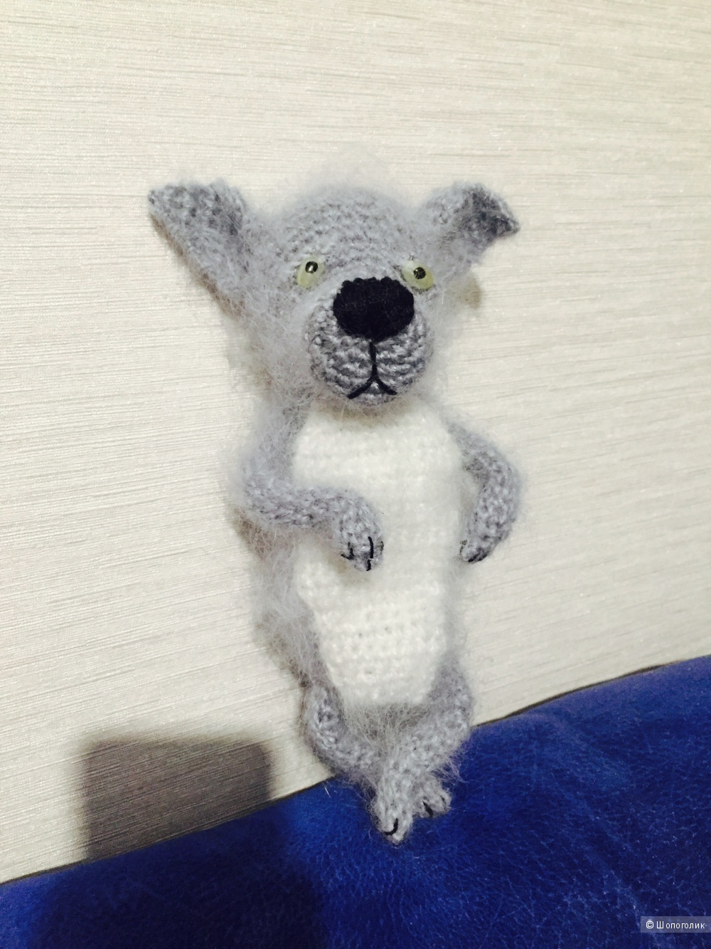 Дизайнерская игрушка " Волчонок"