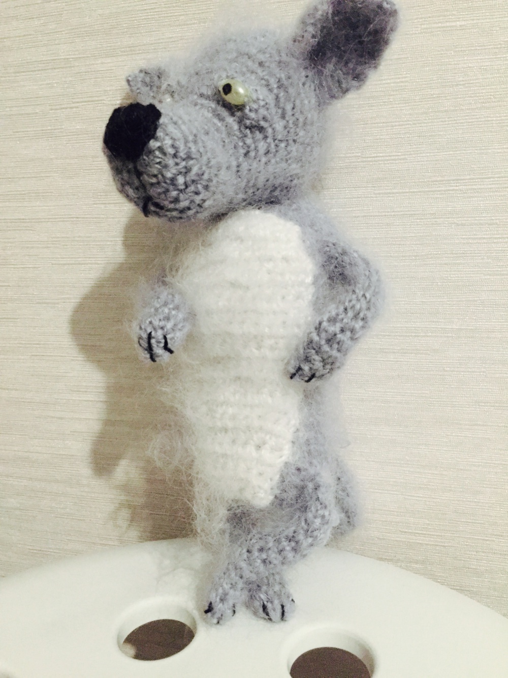 Дизайнерская игрушка " Волчонок"