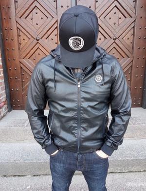 Мужская кожаная куртка Philipp Plein