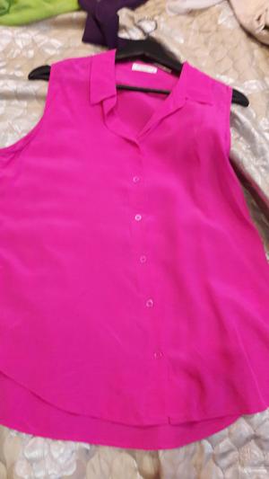 Шелковый топ Equipment размер L