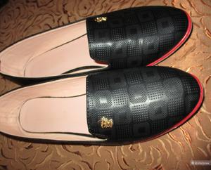 Балетки кожаные 37/38 размера