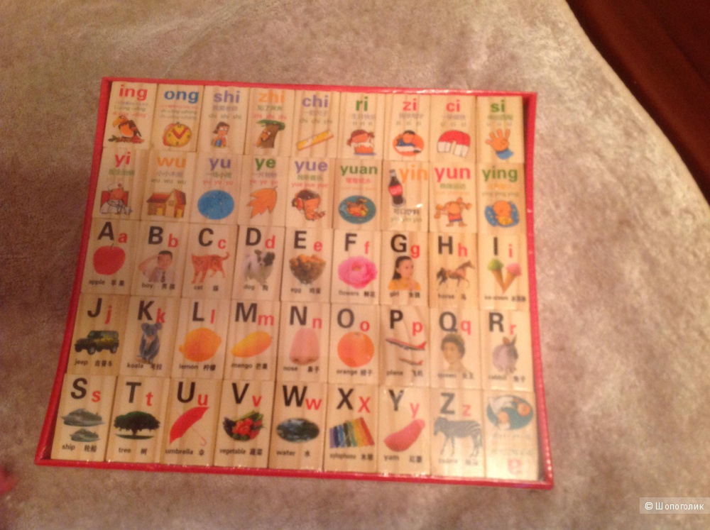 Игра Домино развивающее для изучения китайского и английского 3( +)