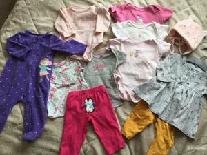 Пакет вещей на девочку 3-6 мес