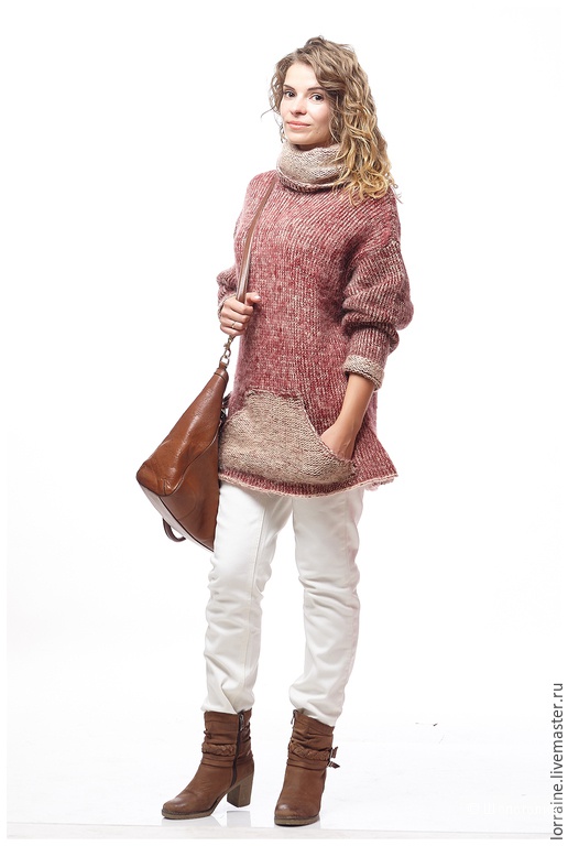 Новый теплый свитер, размер S-L