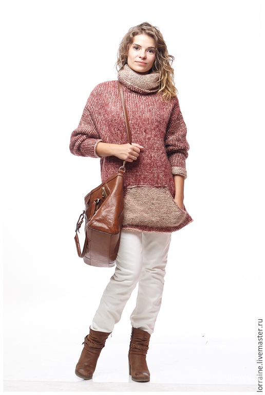 Новый теплый свитер, размер S-L