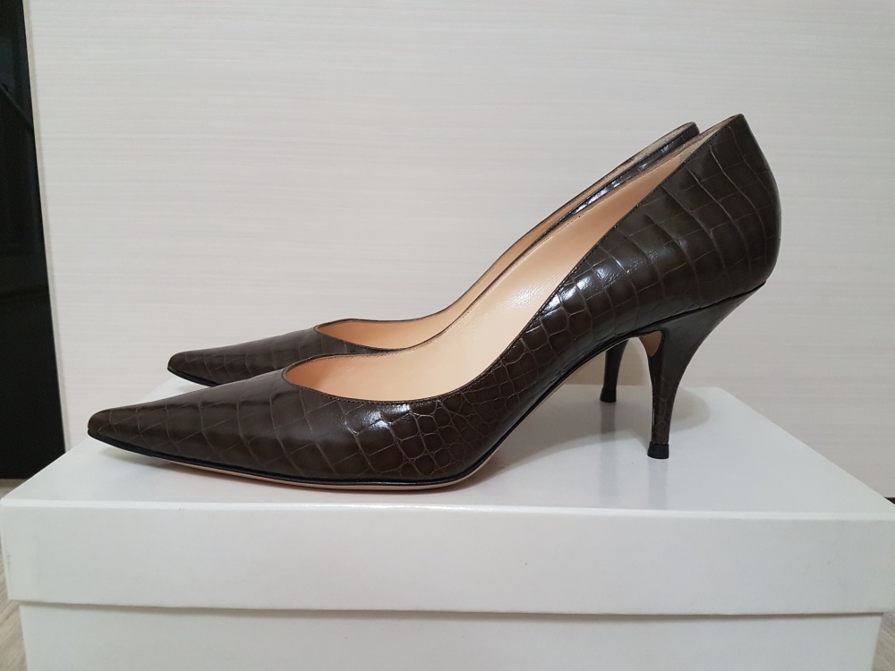 Туфли Casadei под крокодила, размер 38-39