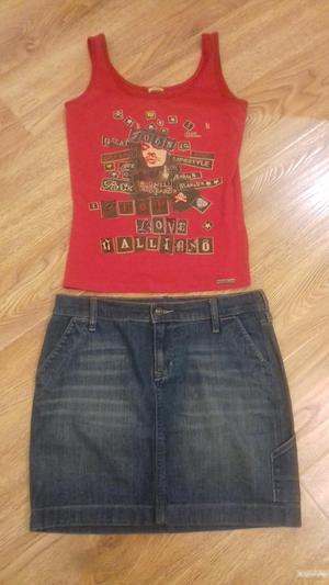 Джинсовая юбка Old Navy, размер 8